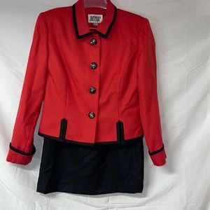 Morgan miller skirt suit size 8